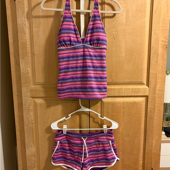 Athleta Tankini Swim Set XS - Picture 1 of 6